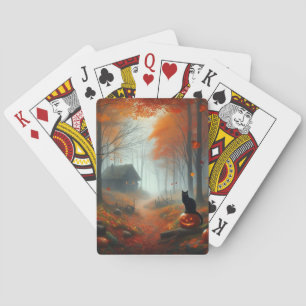 Baraja De Cartas Halloween/otoño/otoño/otoño/calabaza/gato