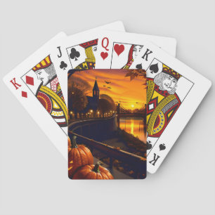 Baraja De Cartas Halloween Paisaje Dos