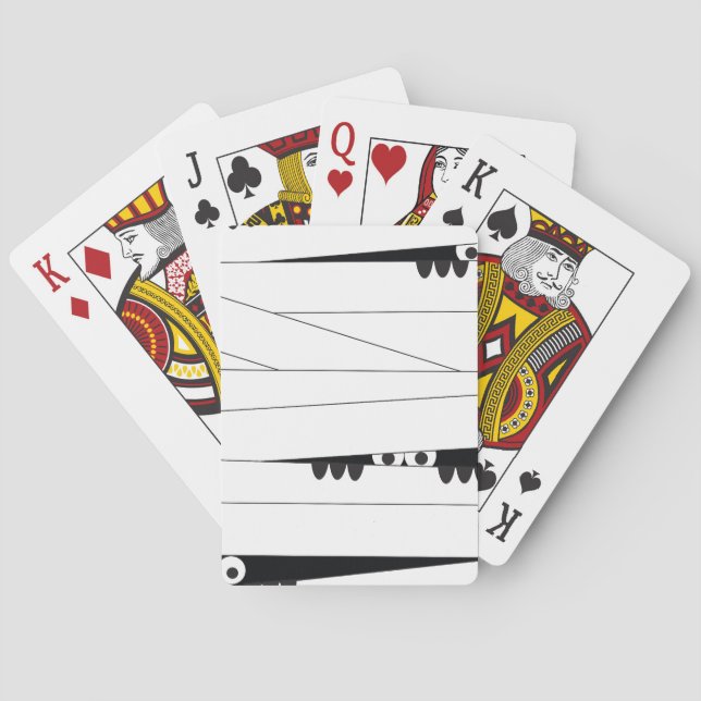 Baraja De Cartas Halloween Peeking Mummy (Reverso)