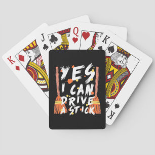 Baraja De Cartas Halloween Puedo Conducir Un Palos