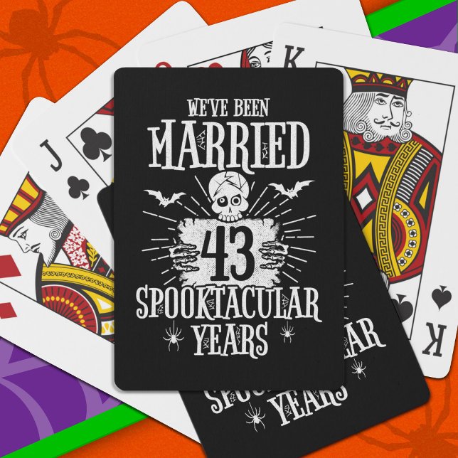 Baraja De Cartas Halloween Spooktacular 43° Aniversario del Boda (Subido por el creador)