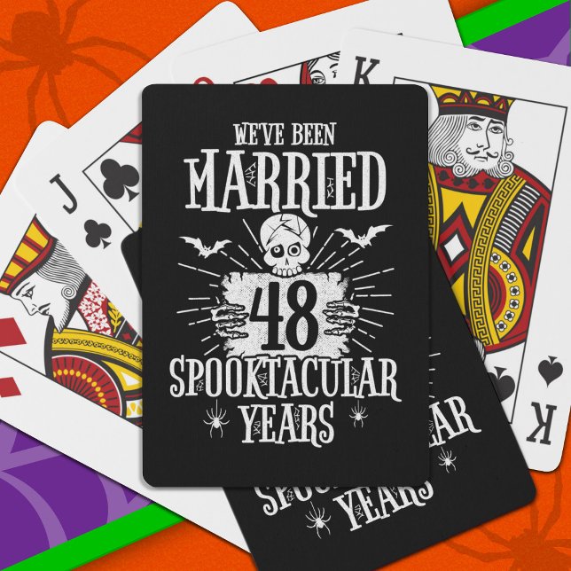 Baraja De Cartas Halloween Spooktacular 48º Aniversario Boda (Subido por el creador)