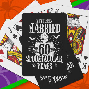 Baraja De Cartas Halloween Spooktacular 60° Aniversario del Boda