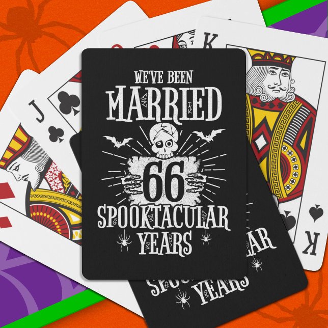 Baraja De Cartas Halloween Spooktacular 66º Aniversario del Boda (Subido por el creador)