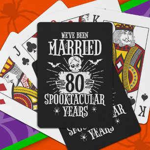 Baraja De Cartas Halloween Spooktacular 80º Aniversario Boda
