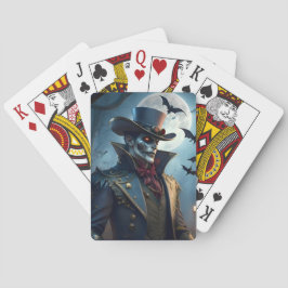 Baraja De Cartas Halloween Steampunk Sureño Caballero Zombie