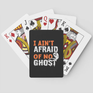 Baraja De Cartas Halloween temo que no haya cumpleaños fantasma