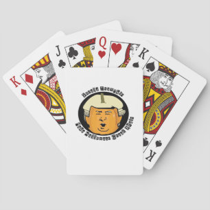 Baraja De Cartas Halloween Trumpkin Pumpkin Classic