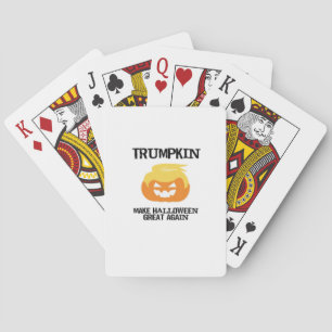 Baraja De Cartas Halloween Trumpkin V3