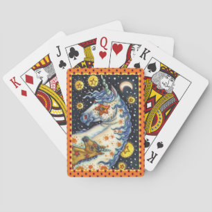 BARAJA DE CARTAS HALLOWEEN UNICORNS, STAR HORSE & COLT FANTASY