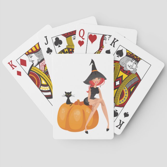 BARAJA DE CARTAS HALLOWEEN WITCH (Reverso)