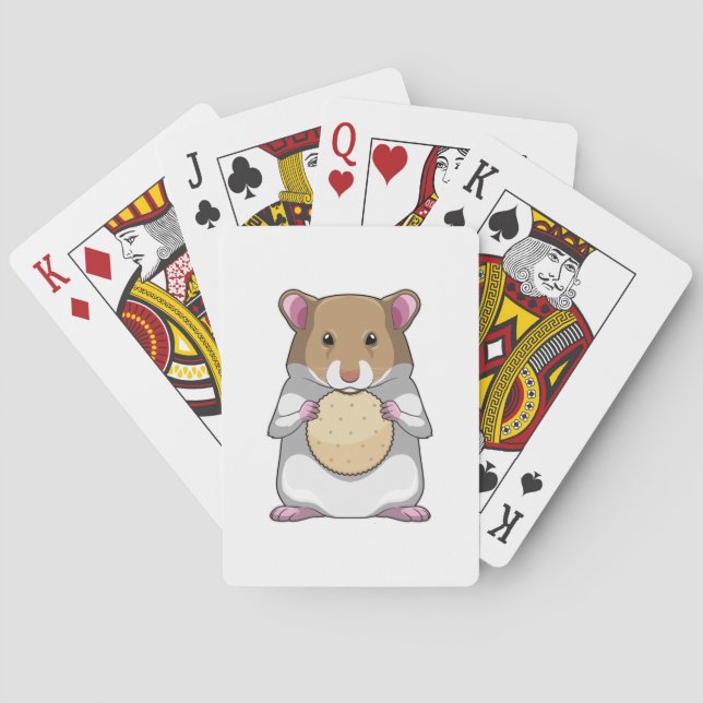 Baraja De Cartas Hámster con Biscuit (Reverso)