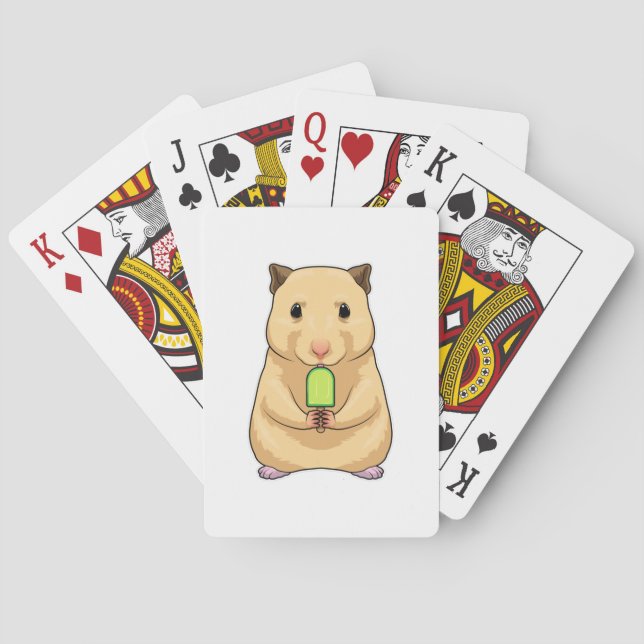 Baraja De Cartas Hamster Popsicle (Reverso)