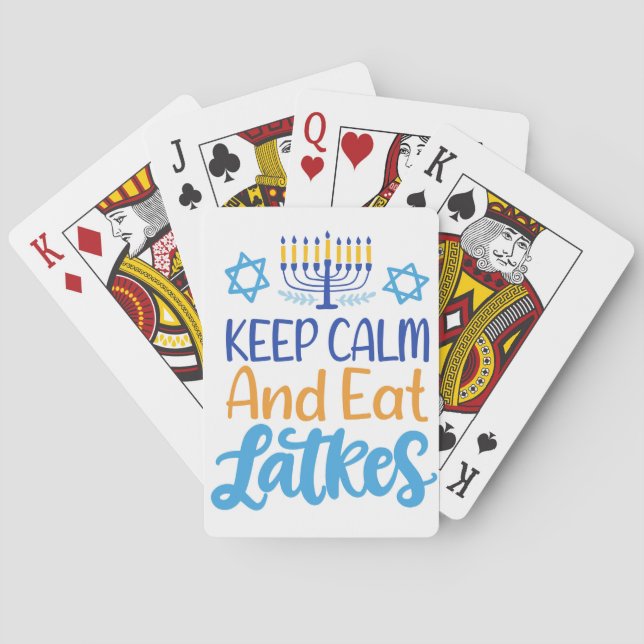 Baraja De Cartas Hanukkah (Reverso)