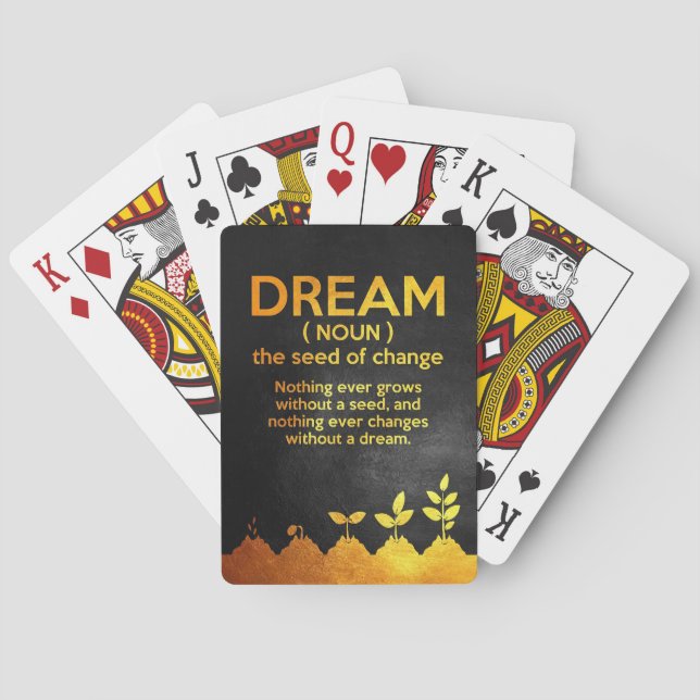 Baraja De Cartas Happiness Quote Dream Definition (Reverso)