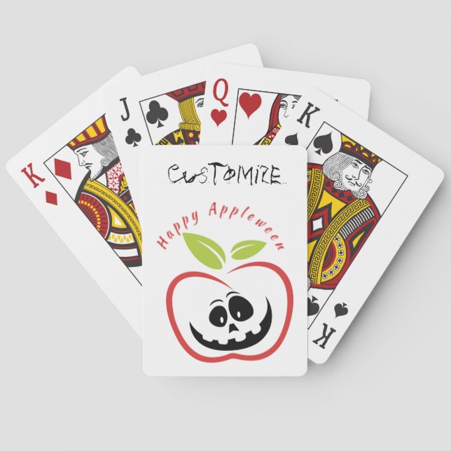 Baraja De Cartas Happy Appleween Jack O'lantern Thunder_Cove (Reverso)