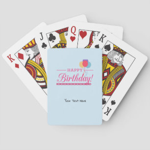 Baraja De Cartas Happy Birthday