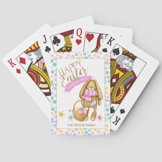 Baraja De Cartas Happy Easter Everybunny ID640 (Reverso)