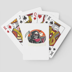 Baraja De Cartas Happy Summerween Grim Reaper Watermelon Summer Hal