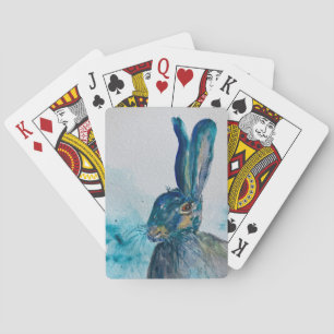 Baraja De Cartas Hare Rabbit Watercolor
