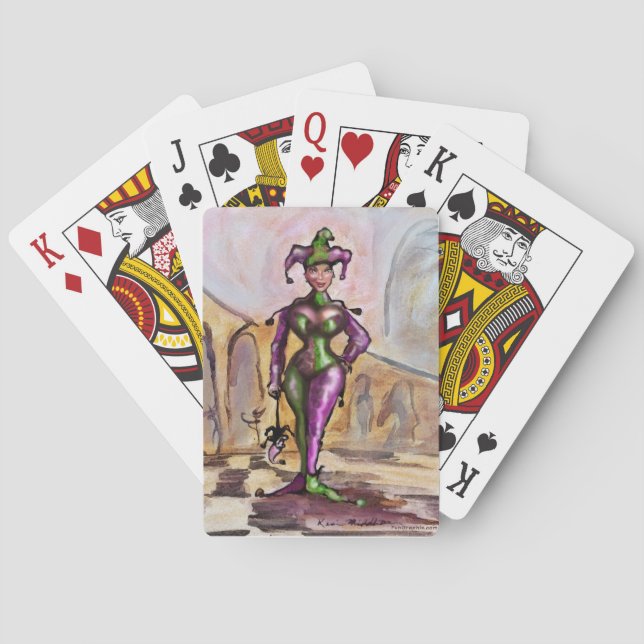 Baraja De Cartas Harlequin (Reverso)