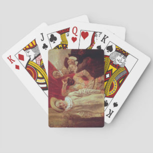 Baraja De Cartas Harlequin, Pierrot y Scapin, actores de COM