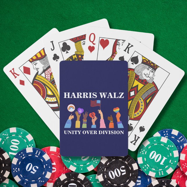Baraja De Cartas Harris Waltz 2024 Unity Over Division (Subido por el creador)
