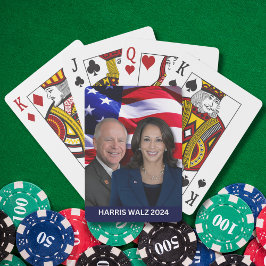 Baraja De Cartas Harris Waltz Photo 2024 - Kamala Harris Tim Waltz