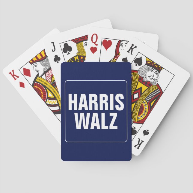 Baraja De Cartas Harris-Walz (Reverso)