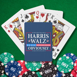 Baraja De Cartas Harris Walz 2024 Obviamente