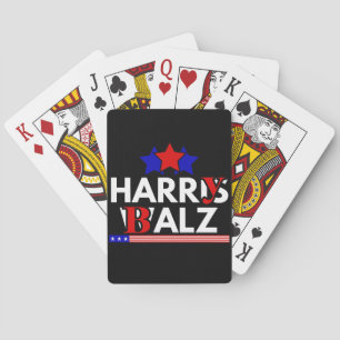Baraja De Cartas Harris Walz 24 Harry Balz 2024 Meme Demócratas