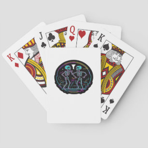 Baraja De Cartas Hasta La Muerte, Fiesta Skeleton Dance Fiesta Clas