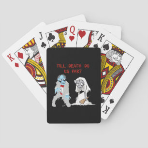 Baraja De Cartas Hasta la muerte nos dividen a los Bodas zombies de