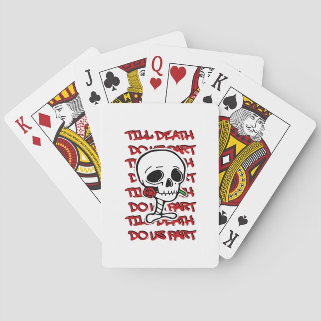 Baraja De Cartas Hasta que la muerte nos haga parte clásica - De Ha (Reverso)
