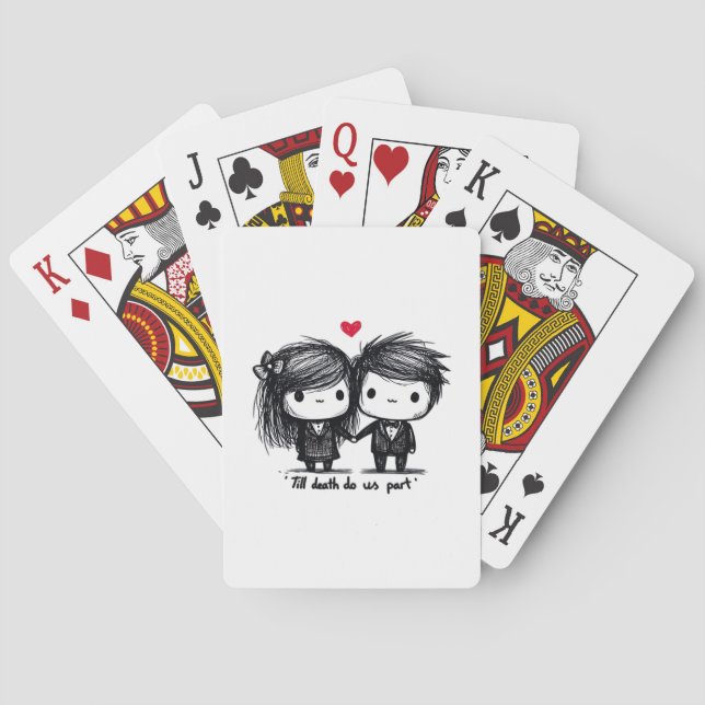 Baraja De Cartas Hasta que la muerte nos haga parte clásica - Histo (Reverso)