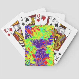Baraja De Cartas Hawaii de neón