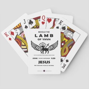 Baraja De Cartas He aquí el cordero de YHVH