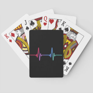 Baraja De Cartas Heartbeat Orgullo arcoíris Aliado LGBTQ