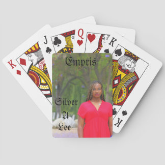 Baraja De Cartas Heces de plata