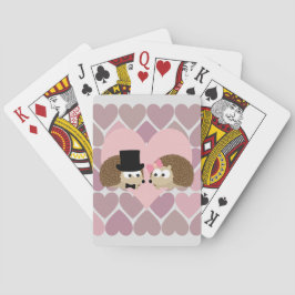 Baraja De Cartas Hedgehog Love with Hearts