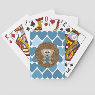 Baraja De Cartas Hedgehog y Corazón Azul