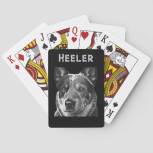 Baraja De Cartas Heeler Blue Heeler Dog