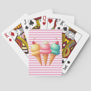 Baraja De Cartas Helado colorido