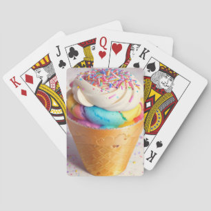 Baraja De Cartas Helado Cream Cone Sprinkles