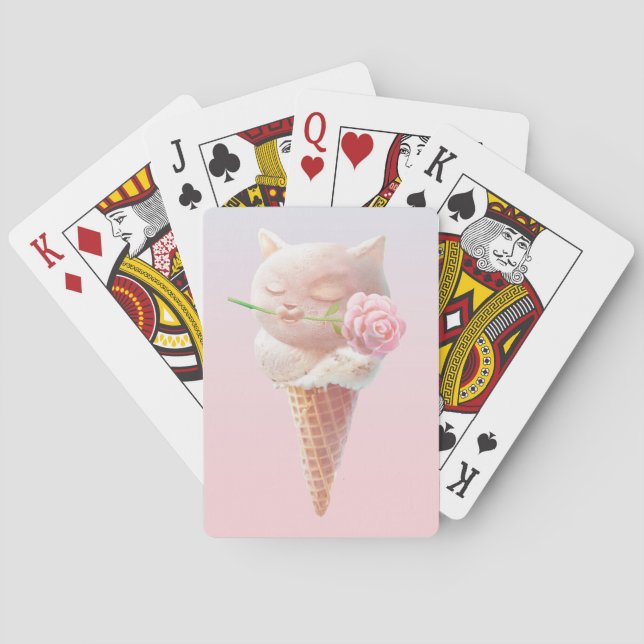 Baraja De Cartas Helado Kitty - Rosy & Dreamy (Reverso)