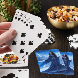 Baraja De Cartas Helados del copo de nieve de Tundra