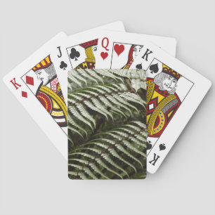 Baraja De Cartas Helechos II Verde Oscuro Naturaleza