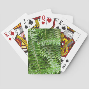 Baraja De Cartas Helechos verdes de la naturaleza