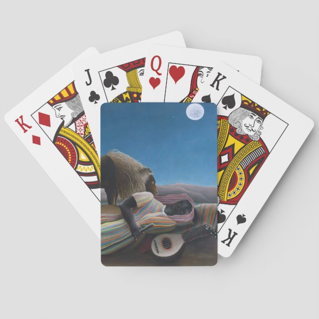 Baraja De Cartas Henri Rousseau - El gitano durmiente (Reverso)