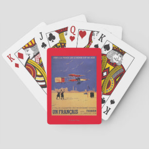 Baraja De Cartas Henry Farman vuela en Issy-les-Moulineaux